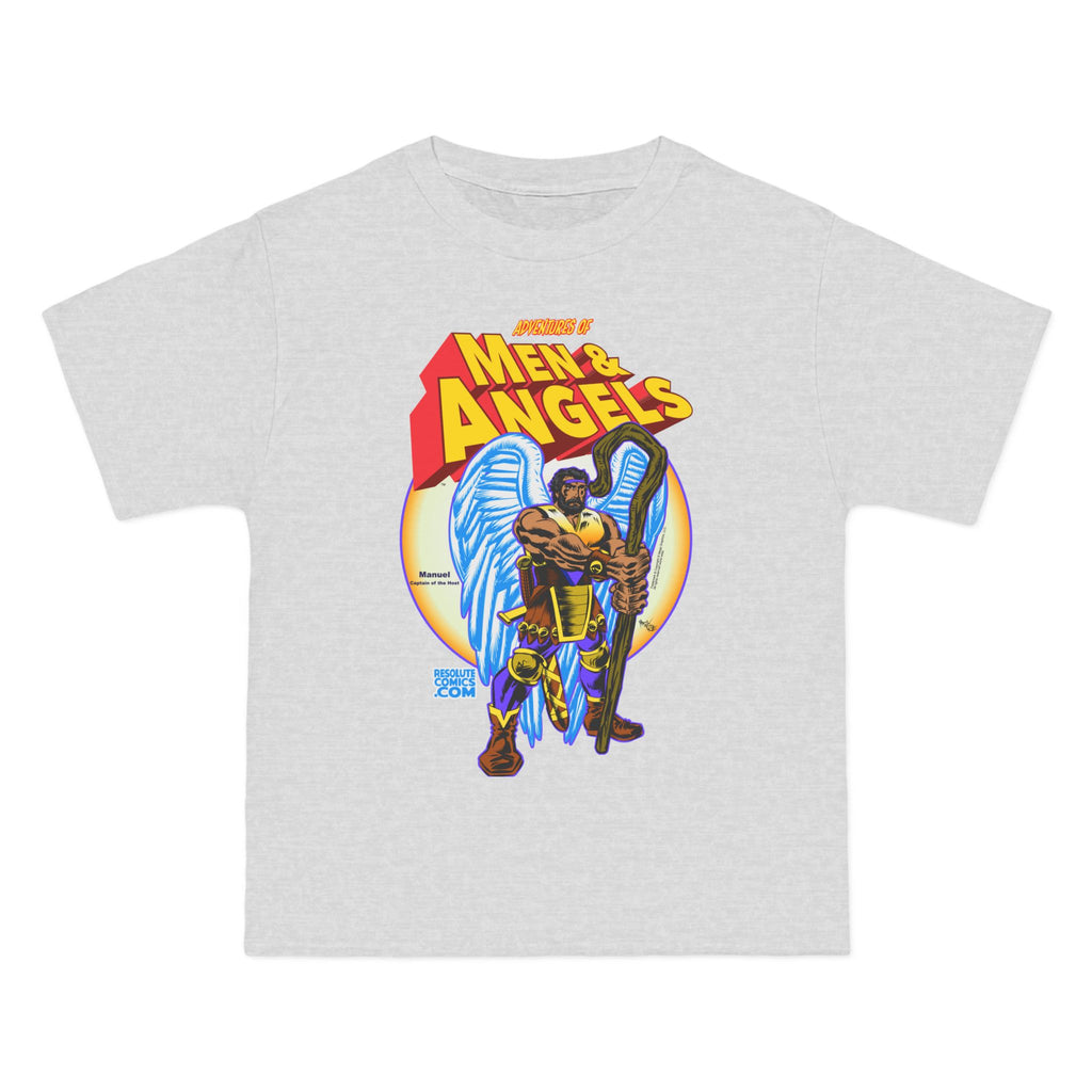 Men of Angels Graphic T-Shirt — Retro Comic Angel Warriors Tee