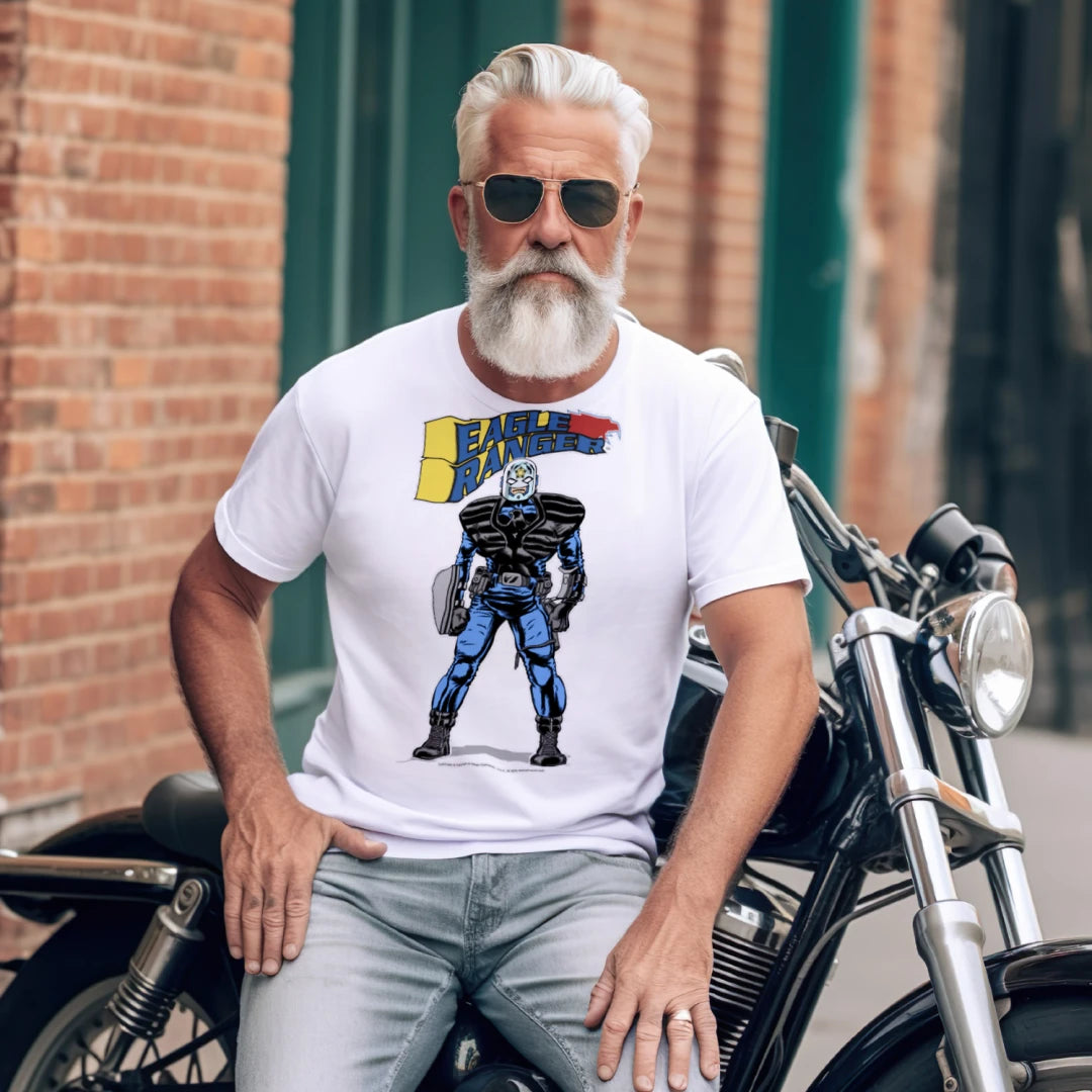 Adventures of Men & Angels | Eagle Ranger | Front & Back Eco T-Shirt