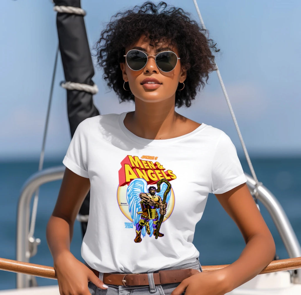 Adventures of Men & Angel | Manuel - Captain | Adult T-Shirt